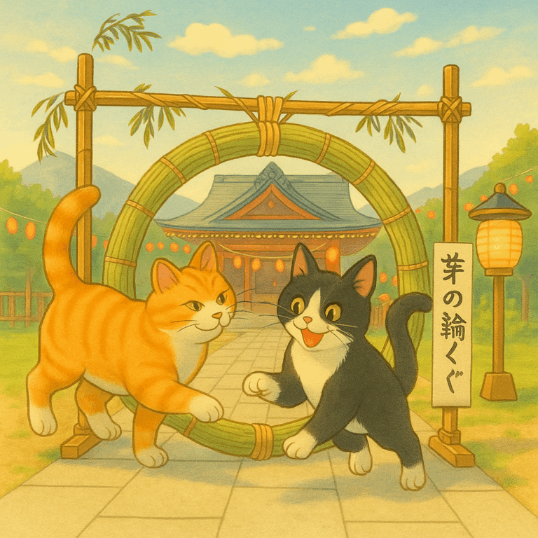 輪くぐりの日(6/30)⛩️🌄