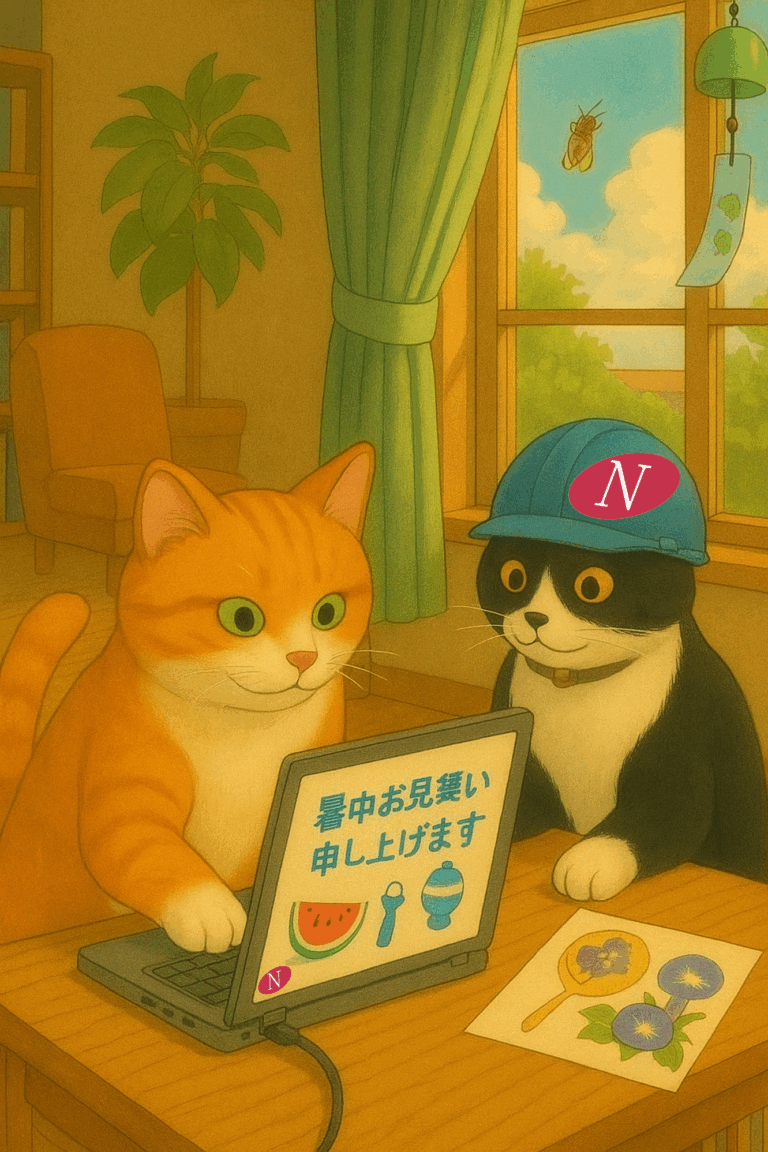 暑中お見舞い申し上げます🏖️🌞